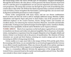 Citrine Meanings continued