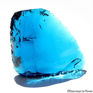 Electric Blue Atlantean Andara Crystal 'Pleiadian Emissaries of the Light'