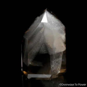Golden Lemurian Phantom Manifestation Quartz Crystal w/ Rainbows 'Levels'