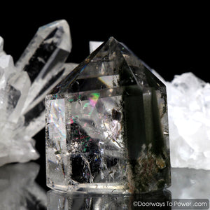 John of God Casa Crystal Point w/ Rainbows & Inclusions 'Triumph'