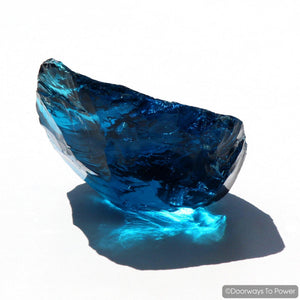 Electric Blue Atlantean Andara Crystal 'Pleiadian Emissaries of the Light'