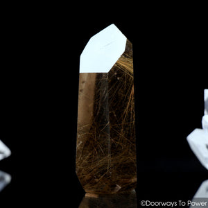 John of God Crystal Smoky Quartz Casa Crystal Golden Rutiles & Rainbows