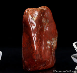 Red Fire Azeztulite Crystal (Polished) Alchemical Transformation