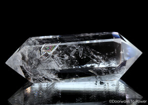 John of God Crystal Double Terminated Generator Quartz Wand Casa Crystal