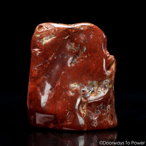 Red Fire Azeztulite Crystal (Polished) Alchemical Transformation