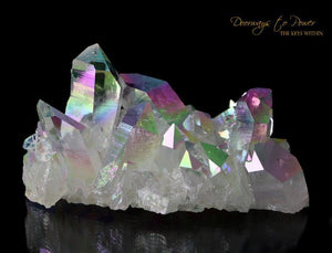Angel Aura Arkansas Quartz Vortex Activation Record Keeper Cluster