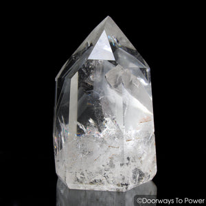 John of God Crystal Phantom Quartz Point & Temple Heart Dow