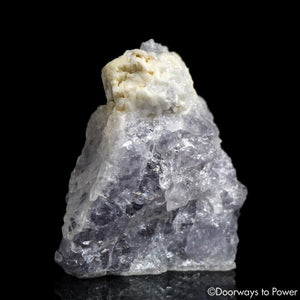 Rare Lavender & White Herderite Synergy 12 Stone Crystal