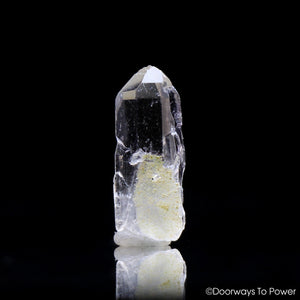 Satyaloka Clear Azeztulite Crystal Point - Diamond Face