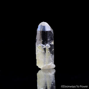 Satyaloka Clear Azeztulite Crystal Point - Diamond Face