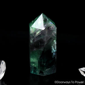 John of God Blessed Rainbow Fluorite Generator Crystal