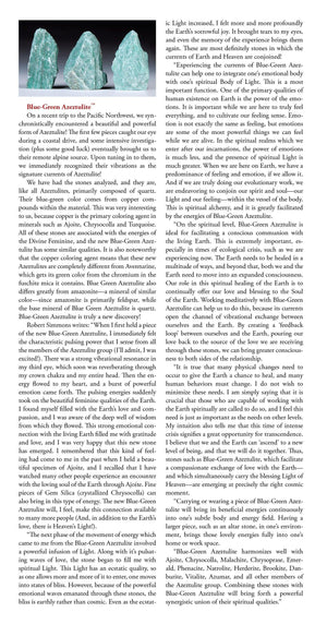 Green Azeztulite Quartz Crystal Altar Stone