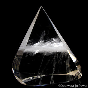 John of God Triangle Quartz Casa Crystal Sculpture 'Ascension' As Above, So Below