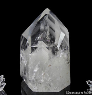 Clear Phantom Manifestation Quartz Crystal Point 'Master Crystal'