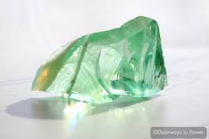 Eternal Spring Monatomic Andara Crystal w/ Angel Aura Rainbows