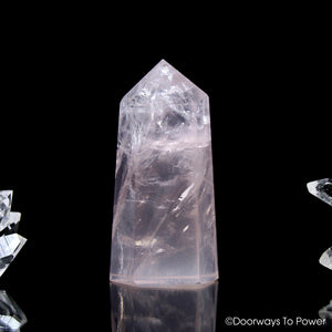 John of God Rose Quartz Casa Crystal Generator Point Rainbows