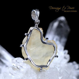 Libyan desert glass pendant