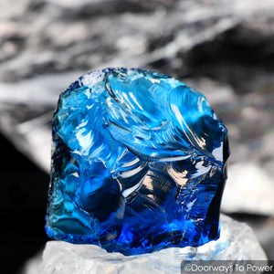 Electric Blue Atlantean Monatomic Andara Crystal