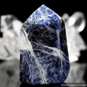 John of God Quartz Sodalite Master Dow Crystal