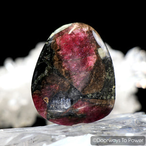 Eudialyte Aegirine Polished & Tumbled Palm Stone Crystal 'Love Force'