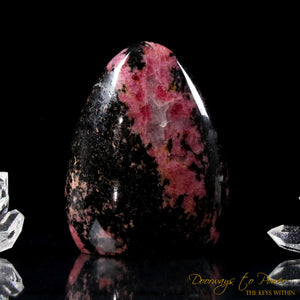 Rose Red Rhodonite Crystal 'The Energy of Love'
