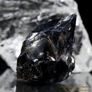 Iridium Black Monatomic Andara Crystal