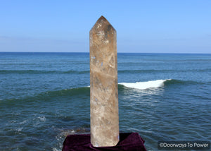 John of God Crystal Tower Citrine Abundance Casa Crystal Point Master Dow