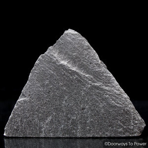 Black Azeztulite Triangle Crystal Altar Stone