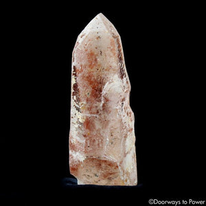 Scarlet Temple Rosetta Stone Cassiopeia Starbary Lightning Struck Lemurian Crystal