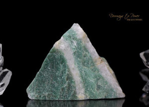Green Azeztulite Quartz Crystal Altar Stone