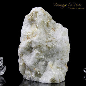 White Azeztulite Crystal Altar Stone