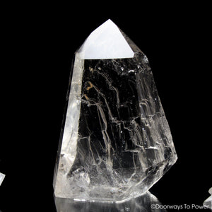 Lemurian Quartz Crystal 'Light Language Royalty' 9D Energy Gateway