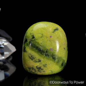 Atlantisite Tumbled & Polished Stone (Serpentine & Stichtite)