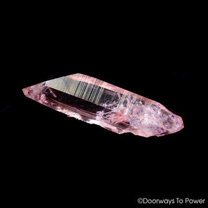 Rose Aura Colombian Lemurian Seed Record Keeper Crystal