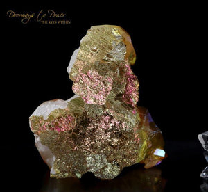 Golden Aura Quartz Crystal