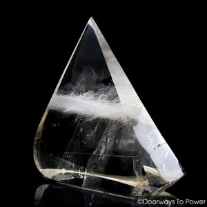 John of God Triangle Quartz Casa Crystal Sculpture 'Ascension' As Above, So Below