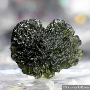 Moldavite Tektite Large Museum Quality Synergy 12 Stone