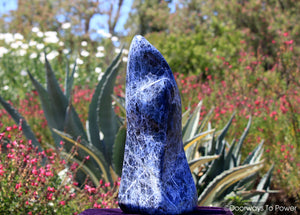 John of God Sodalite Crystal Sculpture & Altar Stone 'Deep Journey' (Rare) 20 lbs