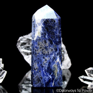 John of God Sodalite Casa Crystal Point & Channeler