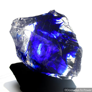 Tanzanite Fire & Elestial Starlight Monatomic Andara Crystal 'ARCTURIAN STAR-SHIP' 5D