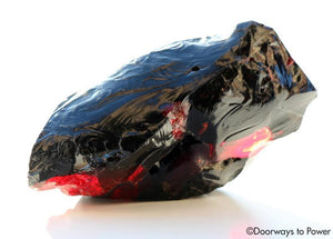 Bi Color Iridium Black King Solomon Andara Crystal (Ultra Rare)