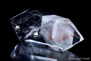 John of God Crystal DT Phantom Quartz Wand & Shaman Dow