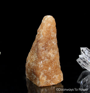 Himalaya Red Gold Azeztulite Manifestation Crystal Altar Stone