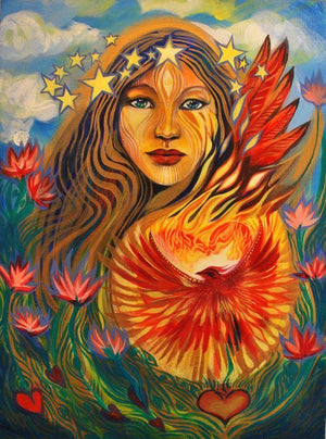 Rare Gem Bi color Terra Olive & Brown Earth Shaman Andara Crystal