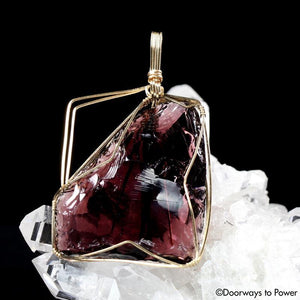 Power of Kings Andara 14k Gold Crystal Pendant