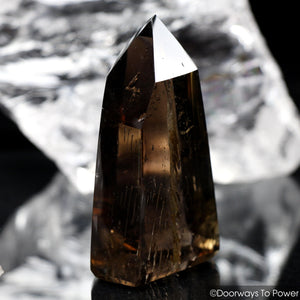John of God Smoky Quartz Isis Crystal Point 'Grounding & Protection'