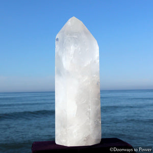 John of God Milky Quartz Casa Crystal Point
