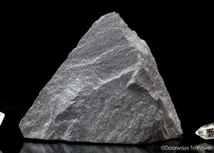 Black Azeztulite Triangle Crystal Altar Stone