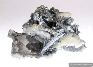 Stibnite & Calcite Specimen 'ODYSSEY' Collectors Quality