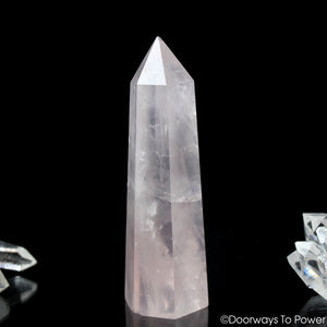 John of God Crystal Rose Quartz Casa Crystal Generator Point